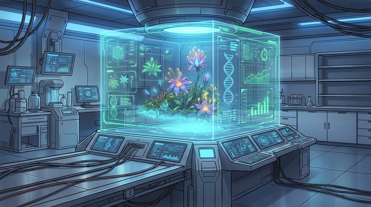 少女萝莉AI植物视频技术