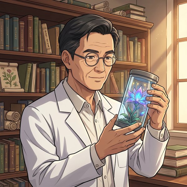 少女萝莉植物专家李建国